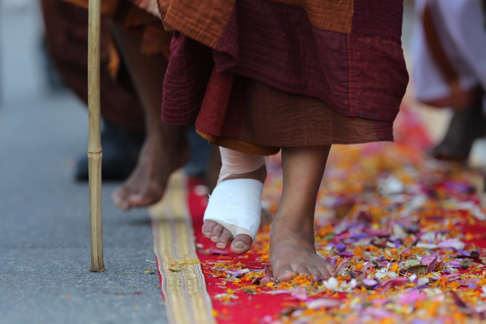 සාම පා ගමනේ සිව්වෙනි දිනය අද