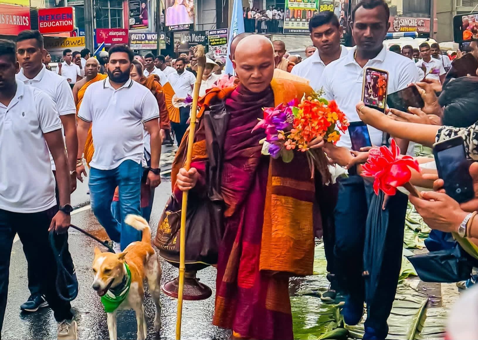 සාම  පා ගමනේ පස්වන දිනය අදයි